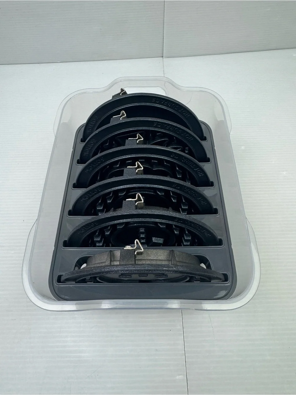 Dash Multimaker Mini Waffle Plates ONLY Holiday Lot Of 6 Nonstick Removable Hol